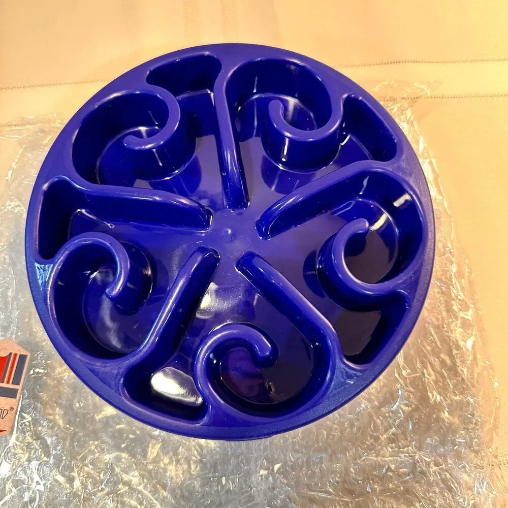 Dog Slow feeding Bowl and Rope Ball Toy NEW